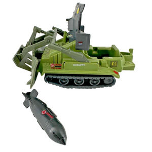 VINTAGE 1985 GI Joe Bomb Disposal Vehicle with Bomb (Near Complete)